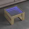 Couchtisch, Sofatisch mit Infinity-LED Sonoma-Eiche 50x53x30 cm Bild 2