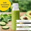mikken Trinkflasche PET Getränkeflasche 250 ml Plastikflasche mit Deckel, perfekt für Smoothies, große Öffnung Bild 3