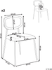 Esszimmerstuhl 2er Set MAYETTA Rattan Dunkelgrün Bild 2