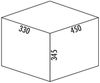 WESCO Traditionline Double-Shorty 345 K/500-2, anthrazit / ab 50 cm Schrankbreite Bild 3