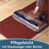 ANRO Fußmatte POET Schuhparkplatz schmal Schmutzfangmatte Unifarben, eckig, Höhe: 3 mm, Schuh-Abstellplatz rutschfest 25x60cm Kräusel Rot wasserdicht Bild 4