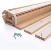 MaDeRa Natura XXL Rollrost, Massives Fichtenholz, unbehandelt 70x160 cm, 16 Leisten Bild 4