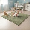 Krabbeldecke Soft-Cord wasserabweisende Sanosoft Babydecke Khaki Grün 120x120cm, Sanosoft, Öko-Tex und Made in Germany Bild 2