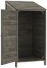 vidaXL Geräteschuppen Anthrazit 55x52x112 cm Massivholz Tanne 152180 Bild 4