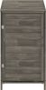 vidaXL Geräteschuppen Anthrazit 55x52x112 cm Massivholz Tanne 152180 Bild 3