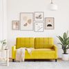vidaXL 2-Sitzer-Sofa Gelb 140 cm Samt 4007630 Bild 3