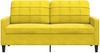 vidaXL 2-Sitzer-Sofa Gelb 140 cm Samt 4007630 Bild 4