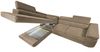 Goldstoff Ecksofa mit Schlaffunktion, Cord Couch für Wohnzimmer - Cord Ecksofa, Cord Sofa VOYAGE 2 Teile, Großer Bettkasten Bild 4