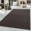 Kurzflor Teppich Neva rechteckig - 120x170 cm - Braun Bild 2
