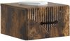 vidaXL Wandmontierter Nachttisch Geräucherte Eiche 34,5 x 33 x 20 cm 898945 Bild 2