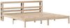 vidaXL Massivholzbett ohne Matratze 200x200 cm Kiefer 3305730 Bild 3