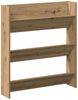 2er-Set Schuhschränke, Schuhkipper modern Artisan-Eiche 85 x 18 x 90 cm Holzwerkstoff Bild 5