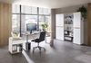 Schreibtisch >Memphis< in Weiß / Artisan / silber - 170x77x73 (BxHxT) Bild 3