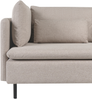 Modul Ecksofa 3-Sitzer EGERIS Stoff Beige linksseitig Bild 5
