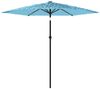 vidaXL Sonnenschirm mit Stahlmast Blau 223x223x213 cm 4005098 Bild 4
