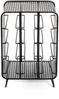 Flaschenregal >Wien< in Schwarz aus Stahlrohr - 30x46x24cm (BxHxT) Bild 4