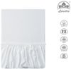 leevitex® Spannbettlaken Spannbettlaken Premium Elasthan, Gummizug: rundum, blickdicht, Anti-Pilling, 97% Baumwolle, 3% Elasthan, 40 cm Steg Bild 2