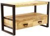 Fernsehtisch Retro 100x60x45 aus indischem Mango-Massivholz Bild 2
