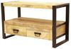 Fernsehtisch Retro 100x60x45 aus indischem Mango-Massivholz Bild 3