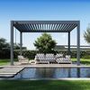 Weide Deluxe Plus | Pergola Voll Aluminium freistehend | 3 x 4 M | Lamellendach anthrazit Bild 4