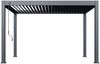 Weide Deluxe Plus | Pergola Voll Aluminium freistehend | 3 x 4 M | Lamellendach anthrazit Bild 2