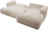 Selsey 'Ovo Cord' Ecksofa mit Cordbezug, Schlaffunktion und Stauraum, Weiß, links Bild 5