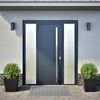 vidaXL Pflanzkübel 2 Stk. Schwarz 40x40x40 cm Stahl 851053 Bild 3