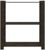 vidaXL Lagerregal mit 3 Böden Schwarz 80x38x90 cm Massivholz Kiefer 373408 Bild 3