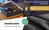 Polsterbett 160×200 cm mit hydraulischem Bettkasten, 360° LED & USB/Typ-C, Leinen Grau Bild 5