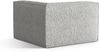Micadoni Eckmodul Nuria 1-Sitzer Boucle Silber Bild 3
