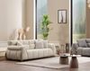 Sitzgruppe/Sofa Set - Wohnzimmergarnitur "Elia" 3+3+1+1-Beige/Grau Bild 3