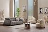 Sitzgruppe/Sofa Set - Wohnzimmergarnitur "Elia" 3+3+1+1-Beige/Grau Bild 2