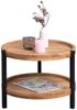 Couchtisch Satztisch 2er Set NADA Wildeiche furniert Bild 2