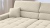 Massivart® Ecksofa SIMPLE Cord beige / 256 cm / Cordsofa, Sitztiefenverstellung / Kopfteilverstellung / Nosagfederung Bild 3