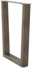 vidaXL Esstischbeine V-Form 3 Stück Naturstahl 70x(72-73,3) cm Stahl 4012663 Bild 4