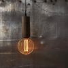 Lampenaufhängung ,Tub' aus Holz, E27 Fassung, 3,5m Kabellänge, mit Stecker Bild 2