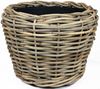 Van der Leeden Blumentopf Blumenkorb Pflanzkorb Topf 83x59cm Rattan Sylter Korb Drypot 130L (Stück, 1 St, Packung), Indoor & Outdoor, Rattan, 130 L, Naturprodukt, incl. Kunststoffeimer Bild 2