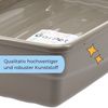 2er Set Katzenklo XXL Katzentoilette offen ohne Deckel Katzen Schalentoilette Klo Toilette Zubehör Doppelpack Sparpaket Katzentoiletten Bild 5