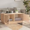 vidaXL Couchtisch 80x50x35 cm Massivholz Kiefer 818250 Bild 3