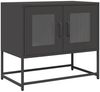 vidaXL TV-Schrank Schwarz 68x39x60,5 cm Kaltgewalzter Stahl 853332 Bild 2