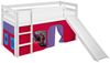 Lilokids 'Jelle' Spielbett 90x200 cm, Spiderman, Kiefer massiv, mit Rutsche und Vorhang Bild 3