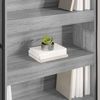 vidaXL Bücherregal 80 x 30 x 189,5 cm Holzwerkstoff Graues Sonoma 3403013 Bild 4