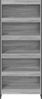 vidaXL Bücherregal 80 x 30 x 189,5 cm Holzwerkstoff Graues Sonoma 3403013 Bild 5