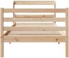 Einzelbettgestell Design für Erwachsene mit Kopfteil ohne Matratze 100x200 cm d3027e Bild 4