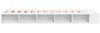 vidaXL Bettgestell Weiß 75x190 cm Holzwerkstoff 3280531 Bild 5