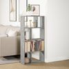 vidaXL Bücherregal Betongrau 60x20x120,5 cm Holzwerkstoff 858150 Bild 4