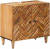 vidaXL Badezimmerschrank-Set mit Schubladen 4 pcs Massivholz Mango 3310179 Bild 3