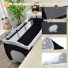 Reisebett Babybett Babyreisebett Kinderreisebett Laufstall Schaukelwiege +Tasche-schwarz Bild 4
