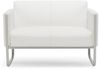 hjh OFFICE Lounge Sofa Aruba Kunstleder Weiß Bild 5
