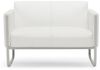 hjh OFFICE Lounge Sofa Aruba Kunstleder Weiß Bild 4